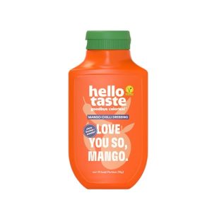 hellotaste Mango-Chili Dressing 300ml - kalorienreduziert, zuckerfrei & voller Geschmack | Ideal für Grillpartys, Salate