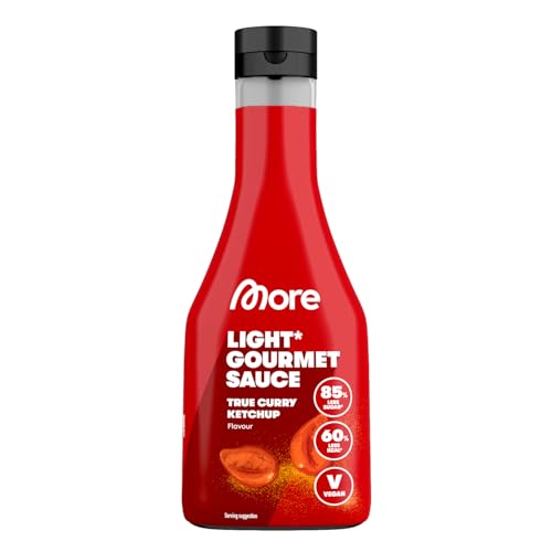 MORE NUTRITION Light Gourmet Sauce - 285ml süß-sauer, kalorienreduziert, zuckerfrei, ideal für köstliche Diäten!