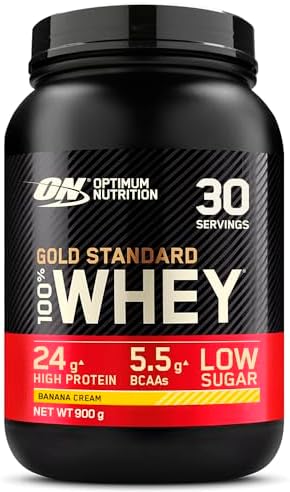 Optimum Nutrition Gold Standard Whey Proteinpulver, Double Rich Chocolate, 899g für optimale Muskelregeneration