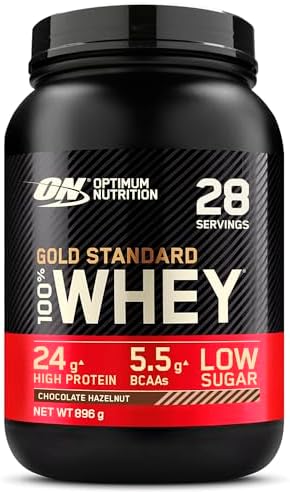 Optimum Nutrition Gold Standard Whey Proteinpulver, Double Rich Chocolate, 899g für optimale Muskelregeneration
