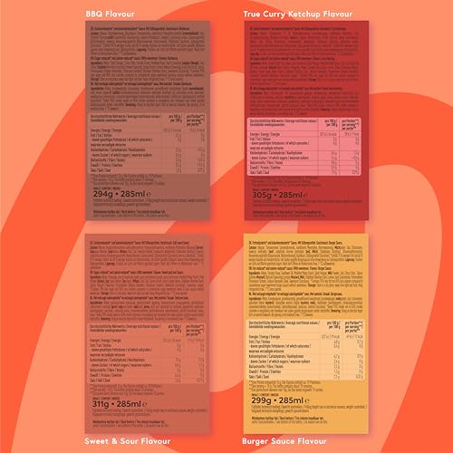 MORE NUTRITION Light Gourmet Sauce - 285ml süß-sauer, kalorienreduziert, zuckerfrei, ideal für köstliche Diäten!