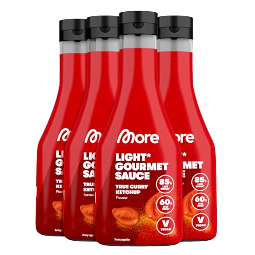 MORE NUTRITION Light Gourmet Sauce - 285ml süß-sauer, kalorienreduziert, zuckerfrei, ideal für köstliche Diäten!