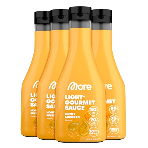 MORE NUTRITION Light Gourmet Sauce - 285ml süß-sauer, kalorienreduziert, zuckerfrei, ideal für köstliche Diäten!