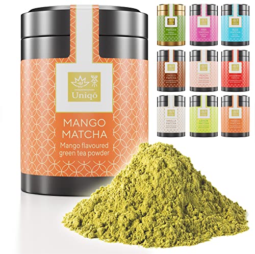 Tea Uniqo – Pink Matcha Tee Pulver für Mixgetränke, Baking & Eis – 100% natürliches Drachenfrucht Superfood