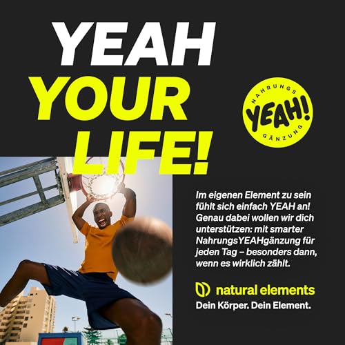 Natural Elements Proteinriegel Salted Caramel – Niedriger Zuckergehalt, 13g Protein für gesunde Snacks unterwegs – 16x45