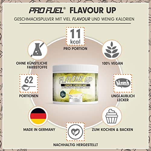 FLAVOUR UP Geschmackspulver MANGO MARACUJA 250g - Lecker und kalorienarm - Ideal für Getränke & Snacks