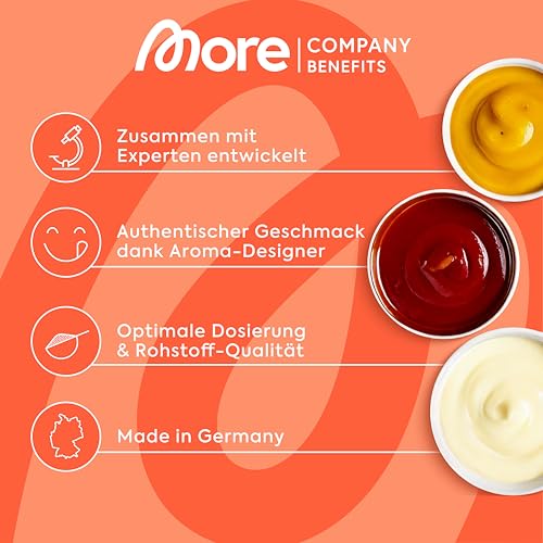 MORE NUTRITION Light Gourmet Sauce - 285ml süß-sauer, kalorienreduziert, zuckerfrei, ideal für köstliche Diäten!