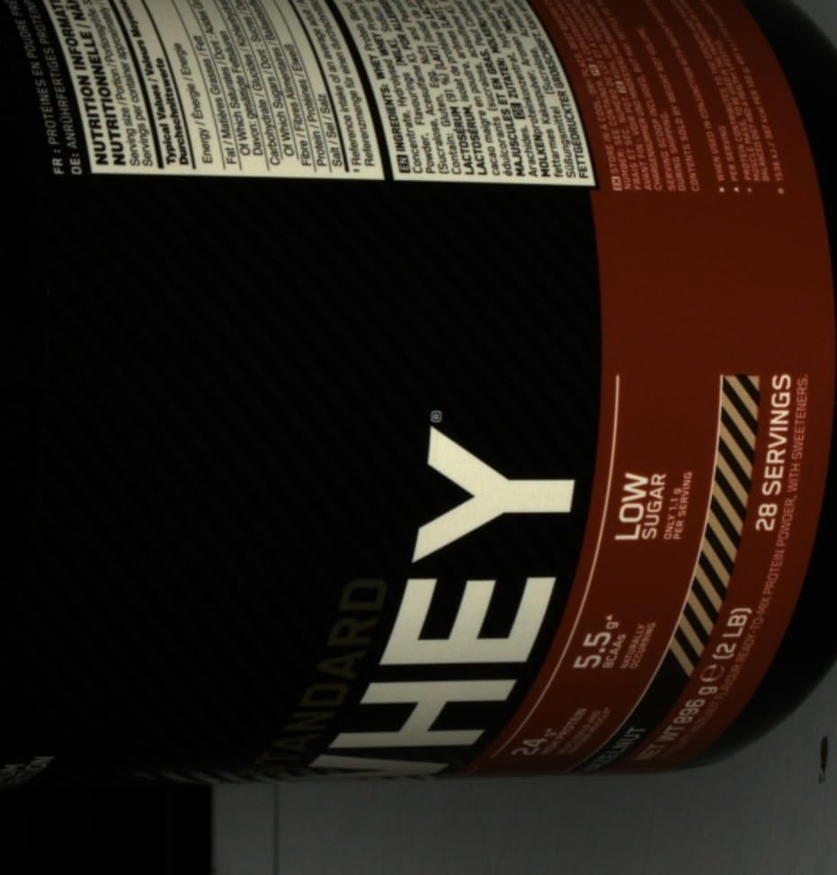 Optimum Nutrition Gold Standard Whey Proteinpulver, Double Rich Chocolate, 899g für optimale Muskelregeneration