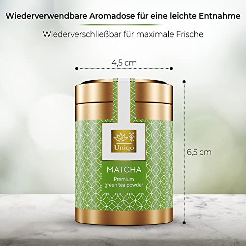 Tea Uniqo – Pink Matcha Tee Pulver für Mixgetränke, Baking & Eis – 100% natürliches Drachenfrucht Superfood