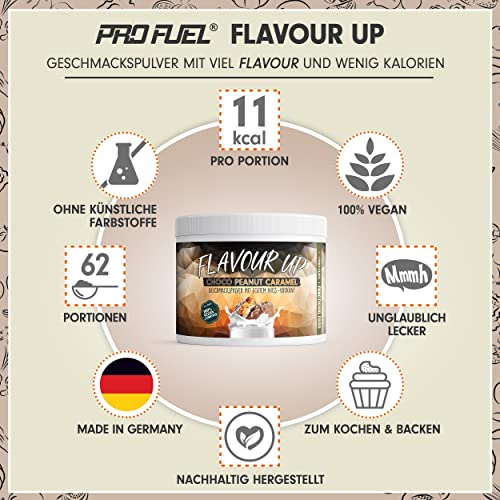 FLAVOUR UP Geschmackspulver MANGO MARACUJA 250g - Lecker und kalorienarm - Ideal für Getränke & Snacks