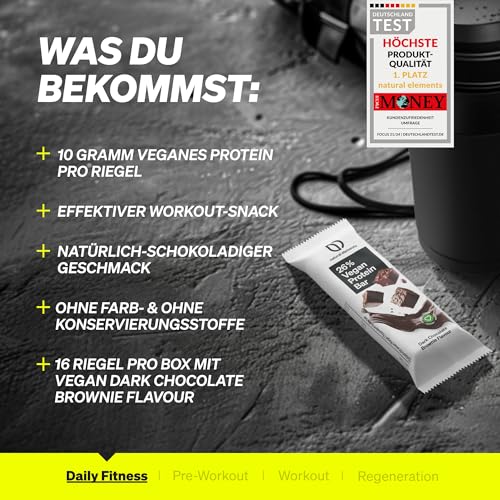 Natural Elements Proteinriegel Salted Caramel – Niedriger Zuckergehalt, 13g Protein für gesunde Snacks unterwegs – 16x45