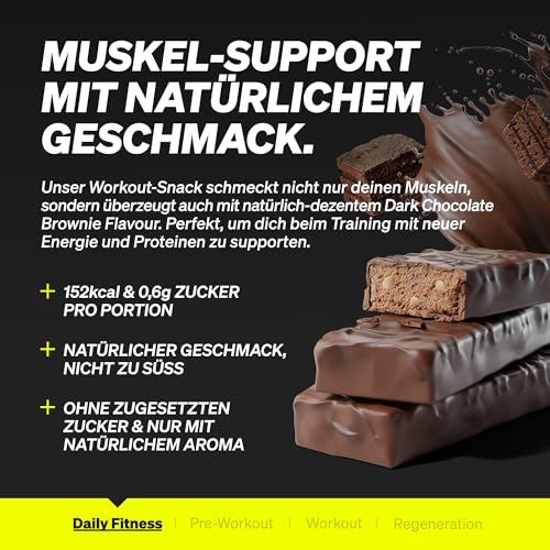 Natural Elements Proteinriegel Salted Caramel – Niedriger Zuckergehalt, 13g Protein für gesunde Snacks unterwegs – 16x45
