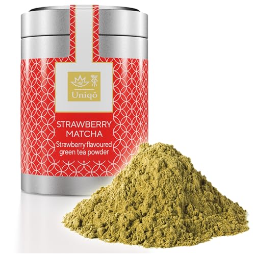 Tea Uniqo – Pink Matcha Tee Pulver für Mixgetränke, Baking & Eis – 100% natürliches Drachenfrucht Superfood