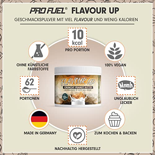 FLAVOUR UP Geschmackspulver MANGO MARACUJA 250g - Lecker und kalorienarm - Ideal für Getränke & Snacks