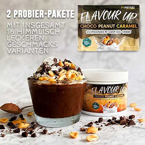 FLAVOUR UP Geschmackspulver MANGO MARACUJA 250g - Lecker und kalorienarm - Ideal für Getränke & Snacks