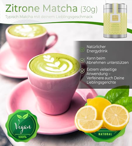 Tea Uniqo – Pink Matcha Tee Pulver für Mixgetränke, Baking & Eis – 100% natürliches Drachenfrucht Superfood