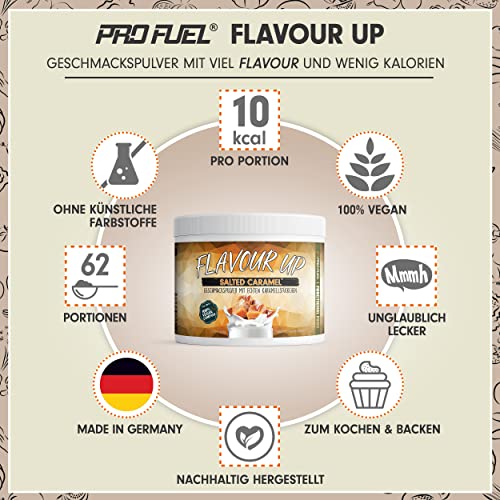 FLAVOUR UP Geschmackspulver MANGO MARACUJA 250g - Lecker und kalorienarm - Ideal für Getränke & Snacks