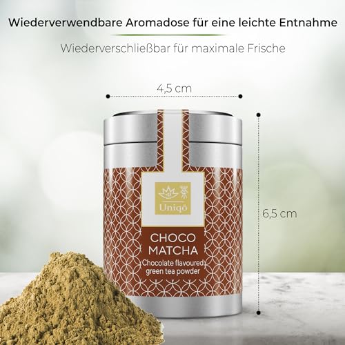 Tea Uniqo – Pink Matcha Tee Pulver für Mixgetränke, Baking & Eis – 100% natürliches Drachenfrucht Superfood
