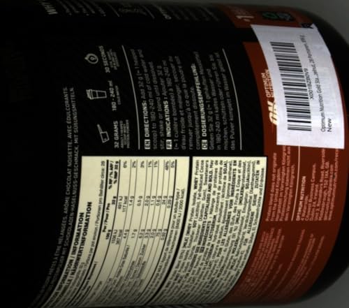 Optimum Nutrition Gold Standard Whey Proteinpulver, Double Rich Chocolate, 899g für optimale Muskelregeneration