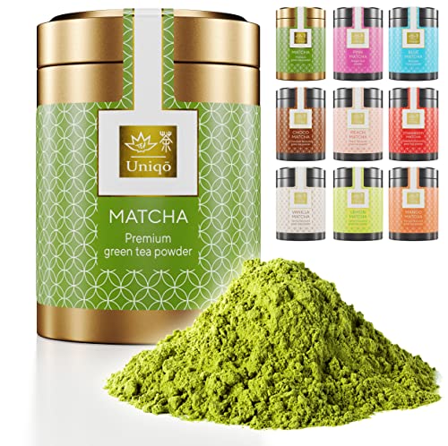 Tea Uniqo – Pink Matcha Tee Pulver für Mixgetränke, Baking & Eis – 100% natürliches Drachenfrucht Superfood
