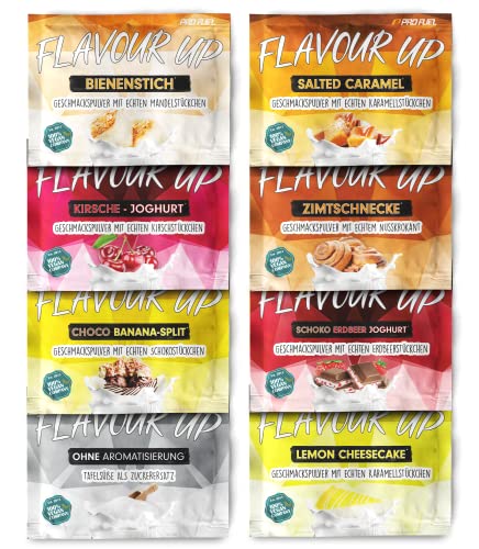 FLAVOUR UP Geschmackspulver MANGO MARACUJA 250g - Lecker und kalorienarm - Ideal für Getränke & Snacks