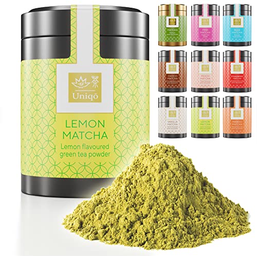 Tea Uniqo – Pink Matcha Tee Pulver für Mixgetränke, Baking & Eis – 100% natürliches Drachenfrucht Superfood