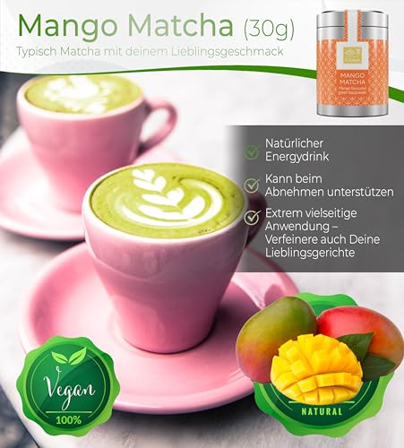 Tea Uniqo – Pink Matcha Tee Pulver für Mixgetränke, Baking & Eis – 100% natürliches Drachenfrucht Superfood
