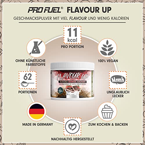 FLAVOUR UP Geschmackspulver MANGO MARACUJA 250g - Lecker und kalorienarm - Ideal für Getränke & Snacks