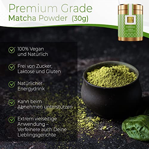 Tea Uniqo – Pink Matcha Tee Pulver für Mixgetränke, Baking & Eis – 100% natürliches Drachenfrucht Superfood