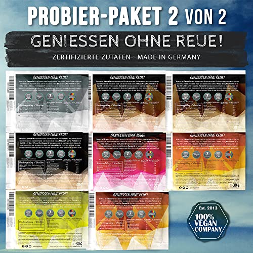 FLAVOUR UP Geschmackspulver MANGO MARACUJA 250g - Lecker und kalorienarm - Ideal für Getränke & Snacks