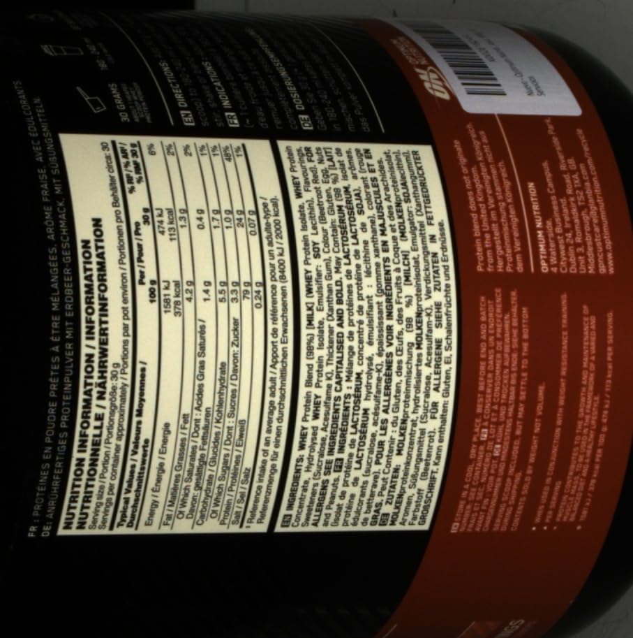 Optimum Nutrition Gold Standard Whey Proteinpulver, Double Rich Chocolate, 899g für optimale Muskelregeneration