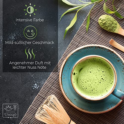 Tea Uniqo – Pink Matcha Tee Pulver für Mixgetränke, Baking & Eis – 100% natürliches Drachenfrucht Superfood