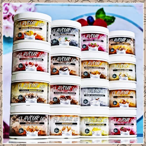 FLAVOUR UP Geschmackspulver MANGO MARACUJA 250g - Lecker und kalorienarm - Ideal für Getränke & Snacks