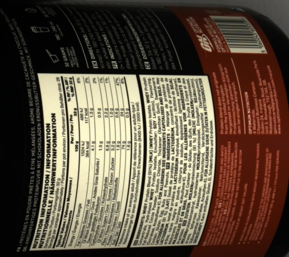 Optimum Nutrition Gold Standard Whey Proteinpulver, Double Rich Chocolate, 899g für optimale Muskelregeneration