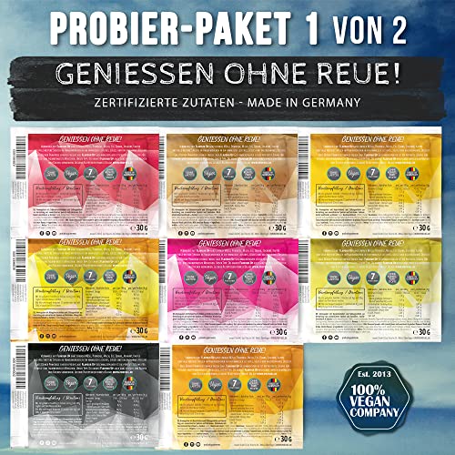 FLAVOUR UP Geschmackspulver MANGO MARACUJA 250g - Lecker und kalorienarm - Ideal für Getränke & Snacks